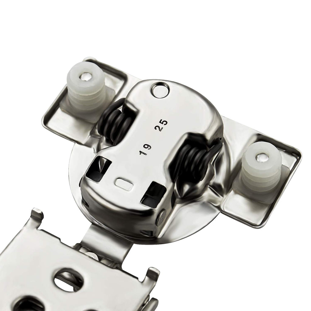 Soft Close Hinges for Kitchen Cabinet Hinges, 1/2 Inch Overlay, 60 Pack
