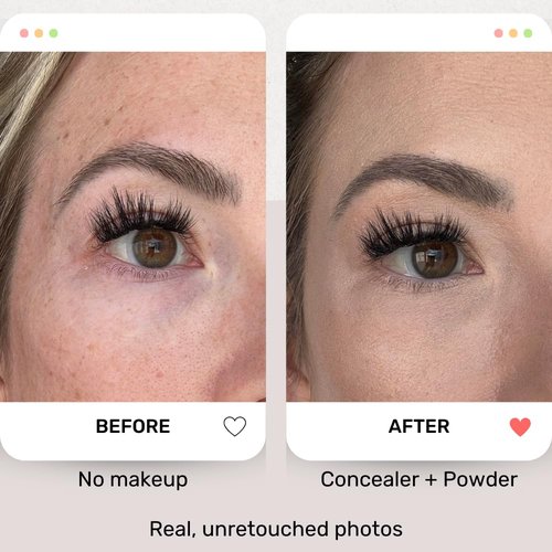 BaeBlu Organic Concealer, FULL Coverage Cover Up, 100% Natural, Made in USA, Sunshine