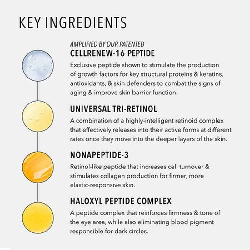 HydroPeptide Retinol Eye Balm - Lifting & Firming with 0.65% Tri-Retinol Complex | 0.5 Ounce