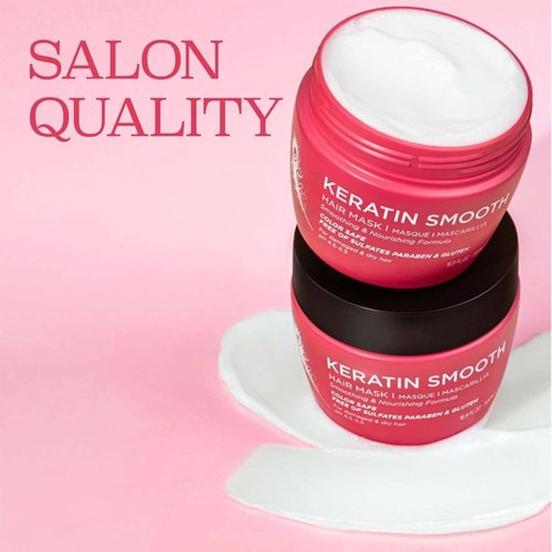 Luseta Keratin Smooth Hair Mask - Hydrating & Nourishing Treatment for Dry, Damaged Hair | 16.9 oz