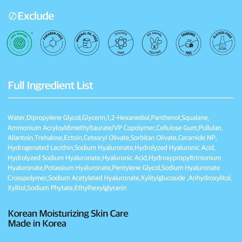 Ceramide Panthenol Barrier Support Serum 1.69 fl oz - Deep Hydration & Soothing for Dry & Sensitive Skin, Barrier Repair with 8 Types of Hyaluronic Acid, Korean Skincare
