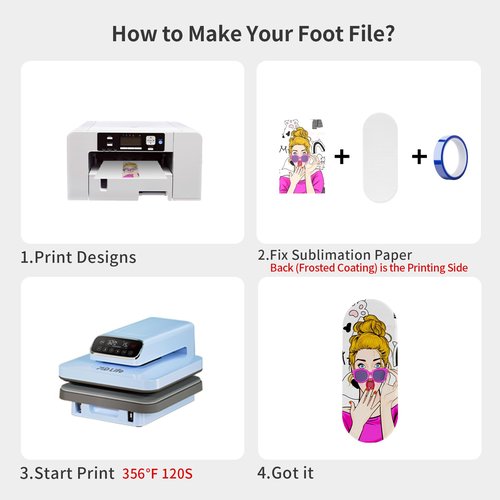 PYD Life 9 Pack Sublimation Glass Foot File Blanks,Reusable Foot Scrubber Dead Skin Remover,Nano Crystal Foot Scrubber Dead Skin Remover with Protective Case,Perfect Gifts for Beauty Enthusiasts