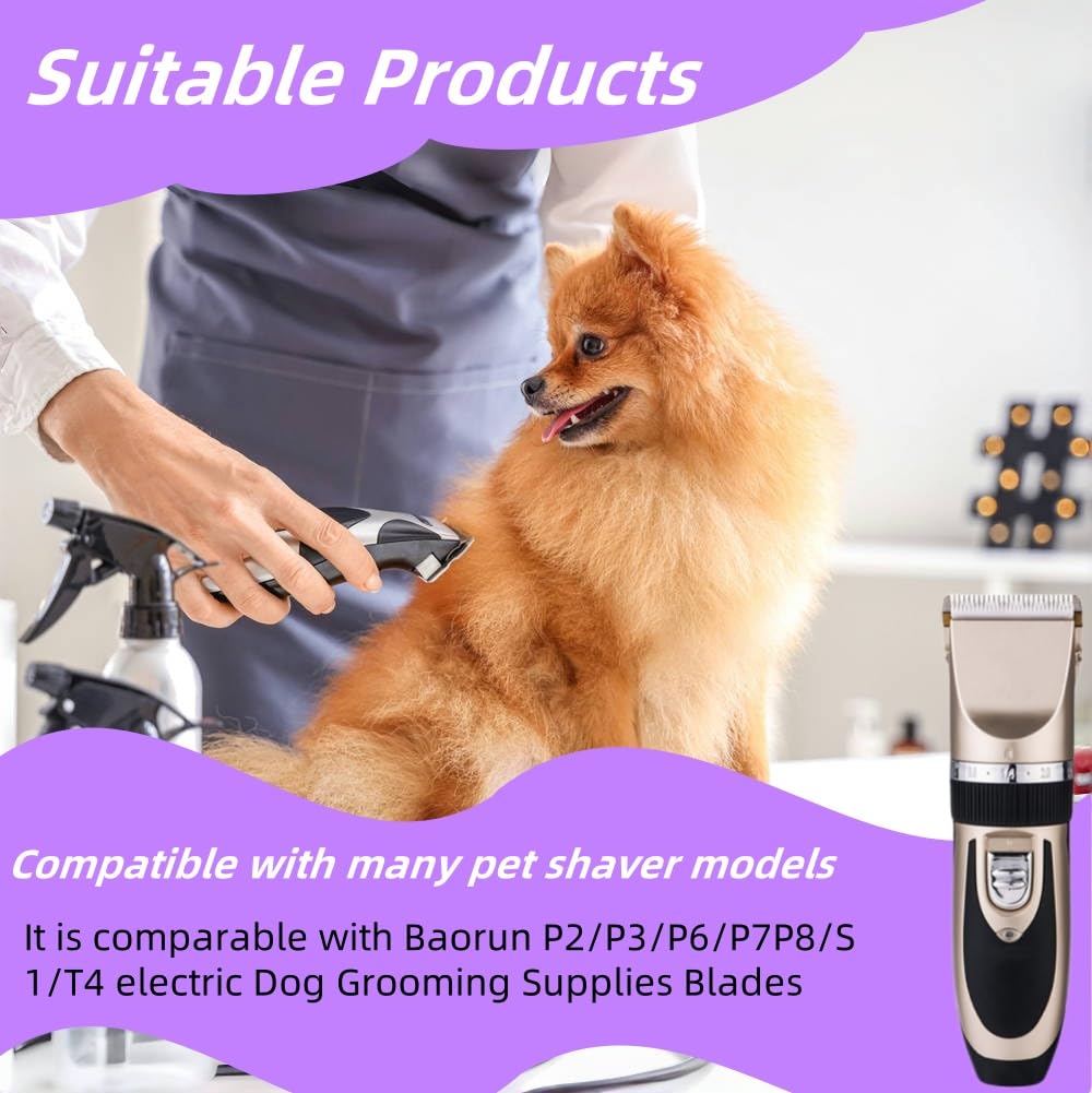 PetPhindU Dog Hair Clipper Blade Professional Pet Clippers Replacement Blades Cat Dog Accessory for Baorun P2/P3
