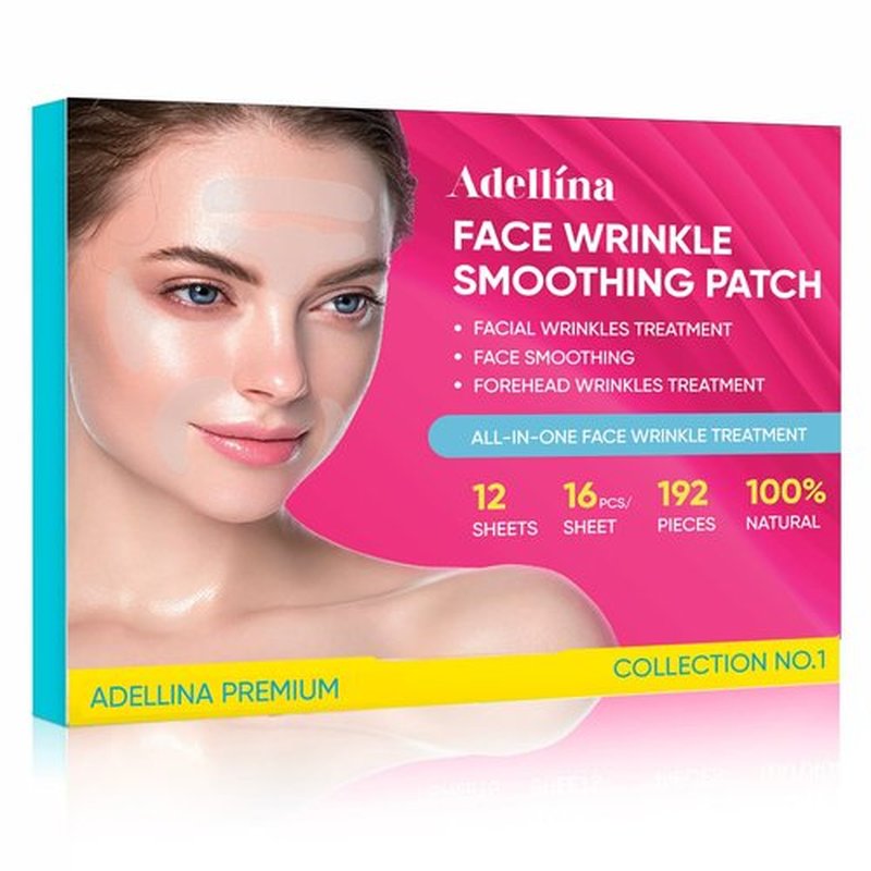 Facial and Forehead Wrinkle Patches: Face Wrinkle Treatment for Forehead, Smile Line, Under Eye- Anti Wrinkle Patches (192pcs)