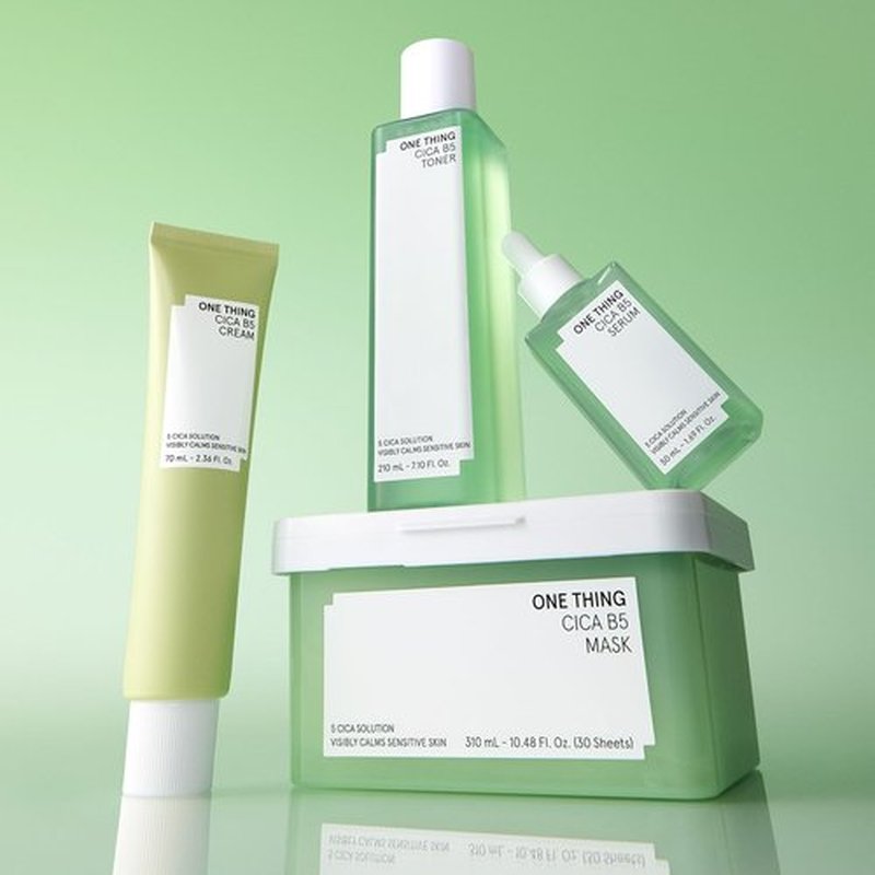 ONE THING CICA B5 Moisturizing Cream 2.36 fl.oz / 70ml | Korean Skincare, Ultimate Hydration and Barrier Strengthening for Sensitive Skin, Non-Greasy, Redness Relief