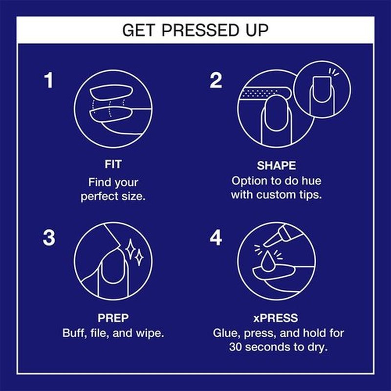 OPI Press On Nails - Gel-Like Salon Quality Manicure | Vegan & Sustainable | Lasts Up to 14 Days