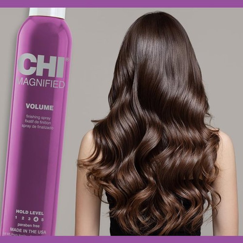 CHI Magnified Volume Finishing Hair Spray - Boost Volume & Shine, 12 Oz | Maximum Fullness & Strength