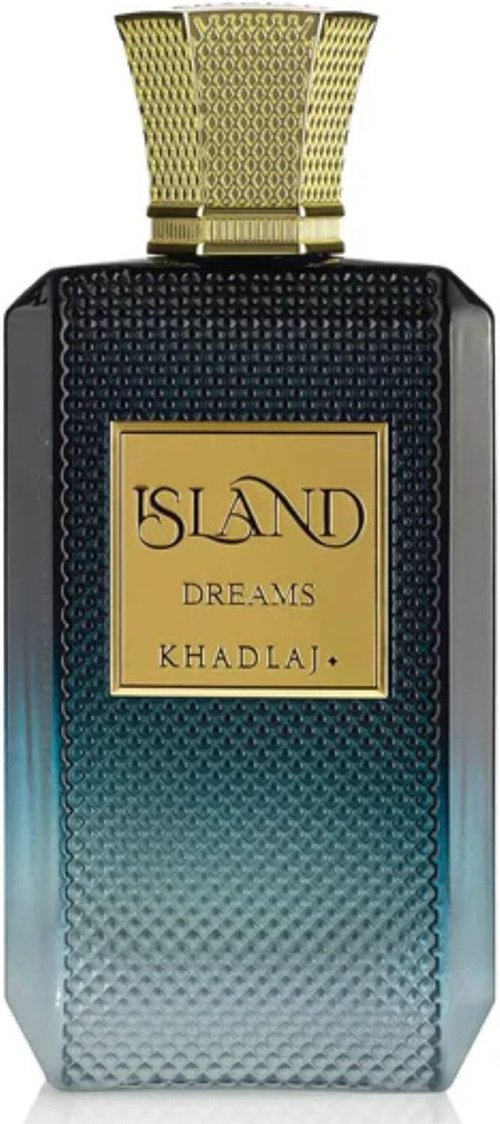 Khadlaj Island Dreams Extrait de Parfum - Long-Lasting Fruity Floral Woody Fragrance for Unisex | 3.4 Ounce
