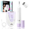 DSP 2-in-1 Ladies Shaver & Facial Hair Remover Cordless Rechargeable Kit