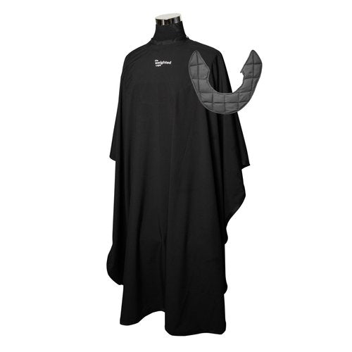 The Weighted Cape 1.5lb Kids Cape (Ages 3–8) – Weighted Hair Cutting Barber Cape with Elastic Collar, Waterproof Salon Cape for Added Comfort, Perfect for Barber & Hairstylist (52 x 36 in)