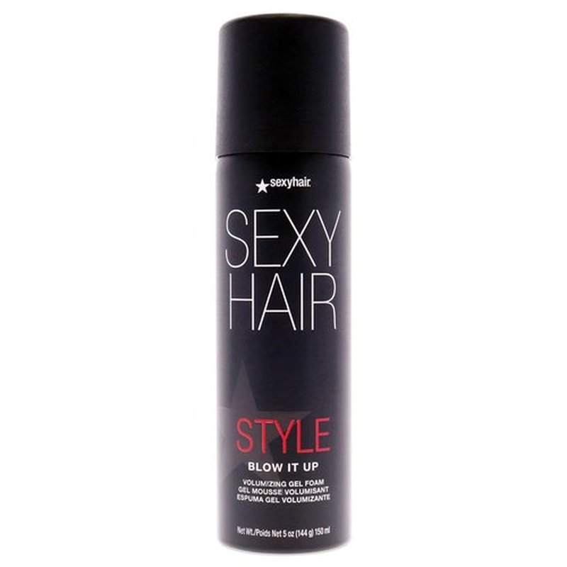 SexyHair Volumizing Gel Foam - Boosts Volume Up to 50% | Adds Shine | 5 Oz