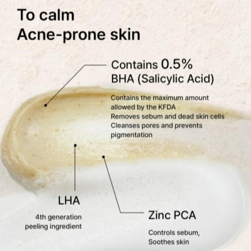 BONAJOUR] Ginger Aqua Relief Foam Cleanser - Acne relief, gentle exfoliation, pore tightening, and skin soothing for sensitive skin