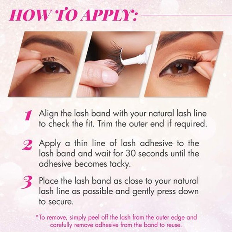 Andrea Strip Lashes Style 23 – Black Natural False Eyelashes, Lightweight Reusable Lash Strips, 4 Pair