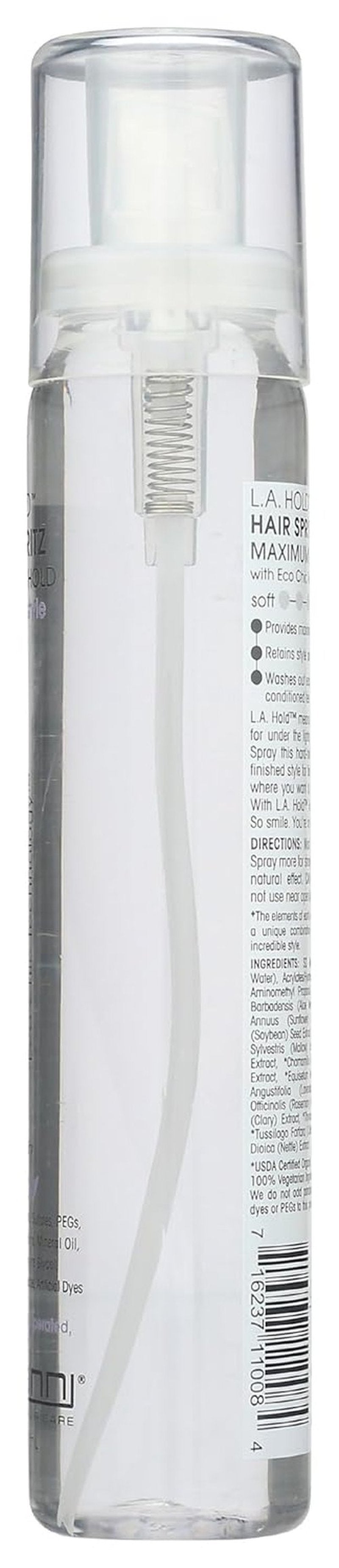 GIOVANNI L.A. Hold Hair Spritz - Lightweight Maximum Hold Styling Spray, Sulfate Free - 5 oz