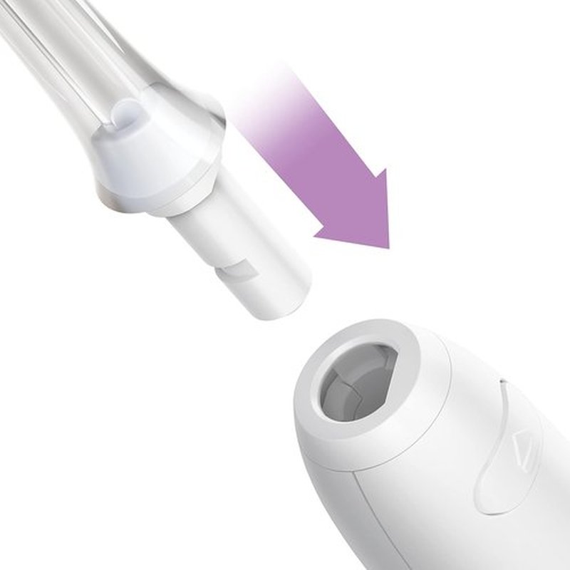 Philips Sonicare Power Flosser Tips - Quad Stream F3, 2-Pack, White HX3062/00