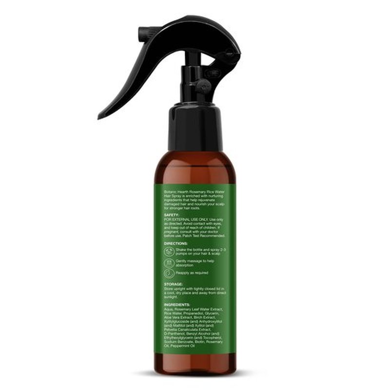 Botanic Hearth Rosemary Hair Growth Water Spray 6.8 fl oz – Korean Scalp Detox & Hydrating Hair Treatment for Thinning, Hair Regrowth Device Support, Anti-Itch & Anti-Flake, Sulfate & Paraben Free