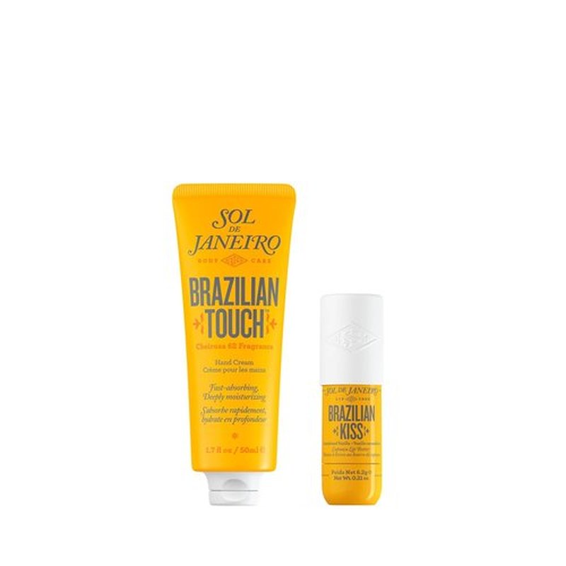 Sol de Janeiro Hand Cream & Brazilian Kiss Cupuaçu Lip Butter Duo - Travel Size Set
