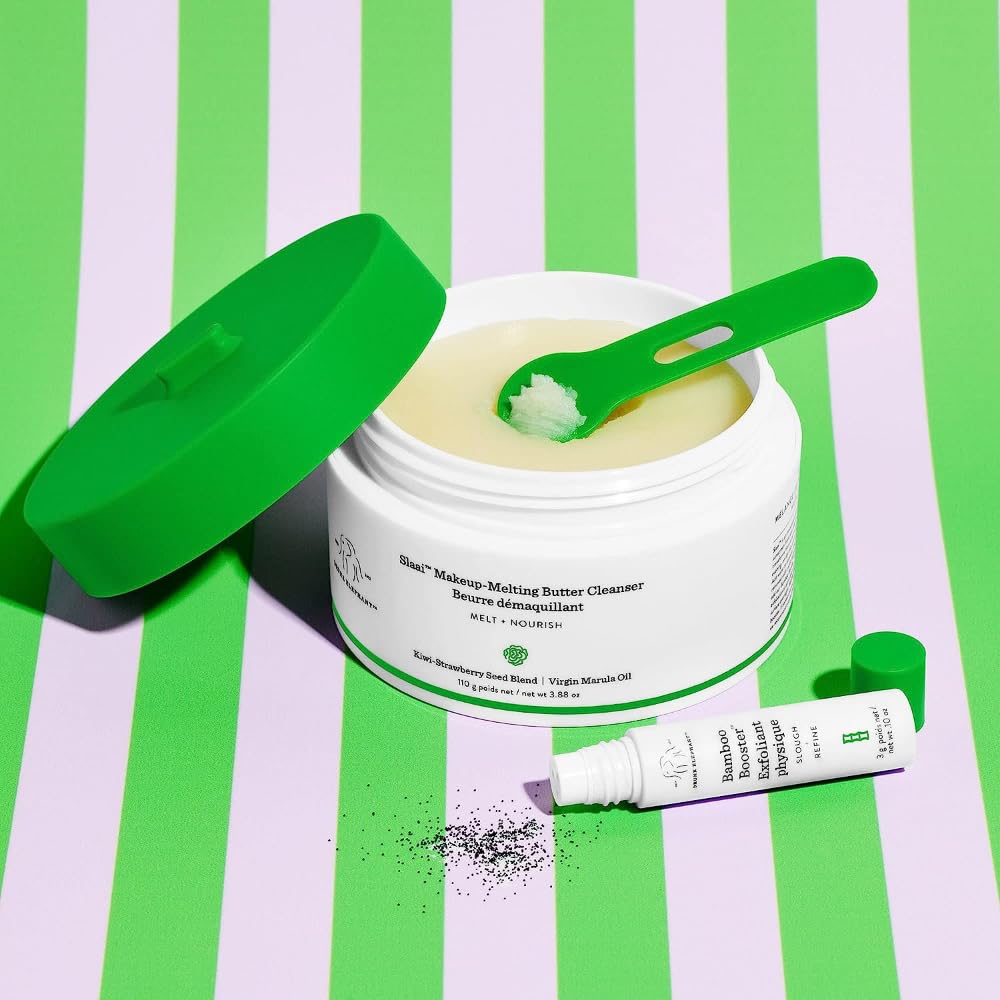 Drunk Elephant Slaai Makeup-Melting Butter Cleanser - 110 g/3.88 oz - Cleansing Balm - Clean Clinical Skincare - Cruelty-Free - Dermatologist-Tested - Free of Essential Oils, Silicones, and Fragrance