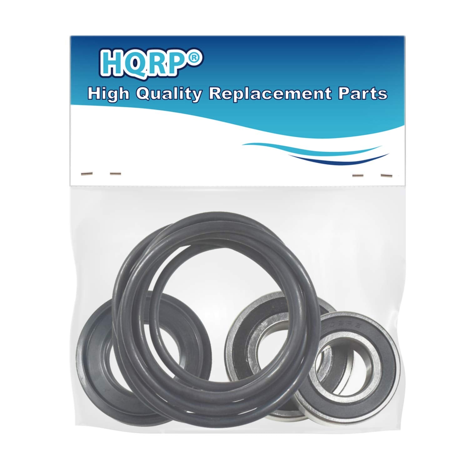 HQRP Bearing and Seal Kit Compatible with LG & Kenmore 4036ER2003A 4280FR4048C 4280FR4048K 4036ER4001C WM1812CW WM1814CW WM1815CS WM2010CW WM2016CW 79640021900 79648842800 79648852800 Washer Tub