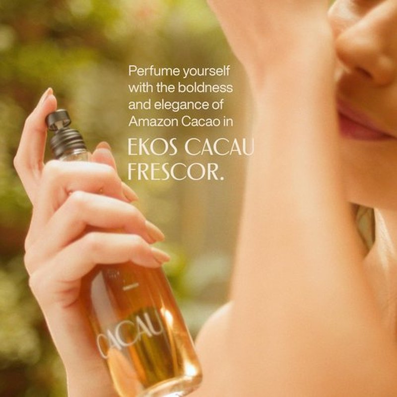 Natura Ekos Body Mist - Cacau Frescor Eau de Toilette | Long-Lasting Fragrance 150 ml - Sweet & Spicy Notes