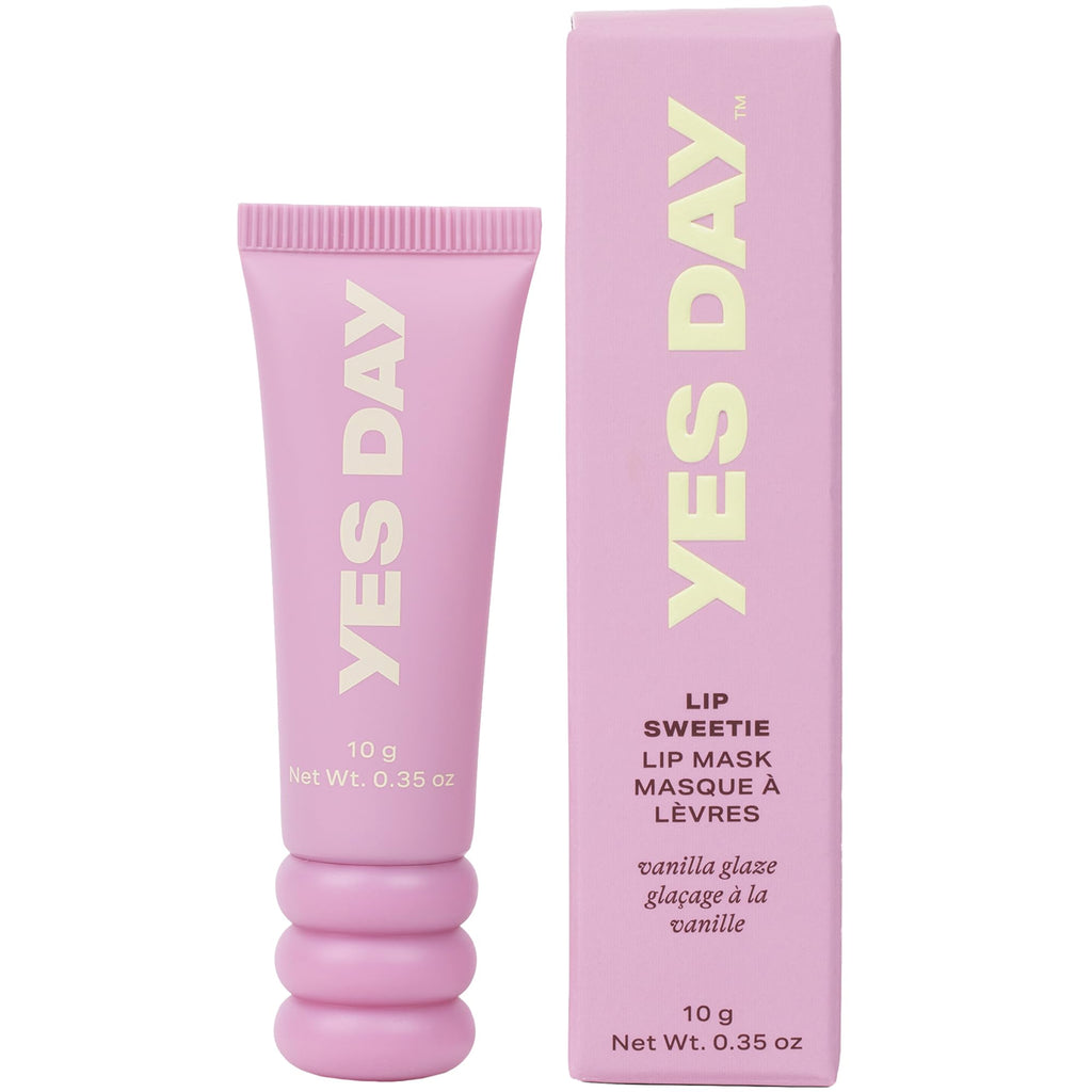 YES DAY Lip Sweetie Hydrating Lip Mask for Teens (Vanilla Glaze) – Day or Overnight Lip Mask for Teens & Ages 10 Up, with Pomegranate & Vitamin E (10g)