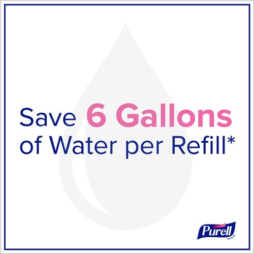 PURELL HEALTHY SOAP with CLEAN RELEASE Technology Foam, Light Fragrance, 1200 mL Refill for PURELL ES10 Automatic Soap Dispenser (Pack of 2) - 8371-02