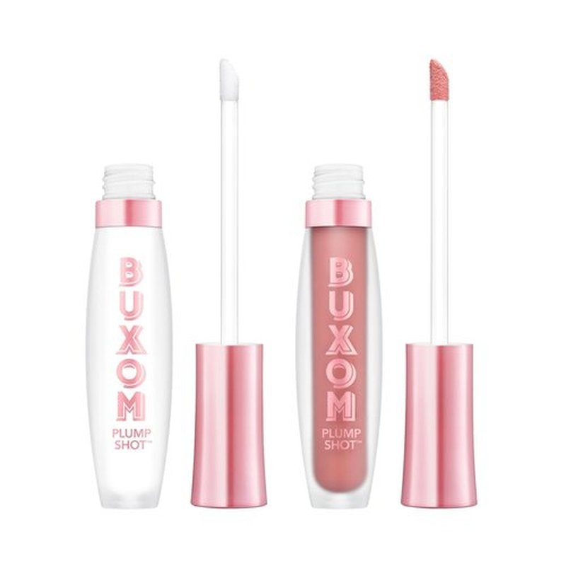 Buxom Plump Shot Lip Serum - Peptide-Infused Lip Plumping Gloss with Hyaluronic Acid & Oils