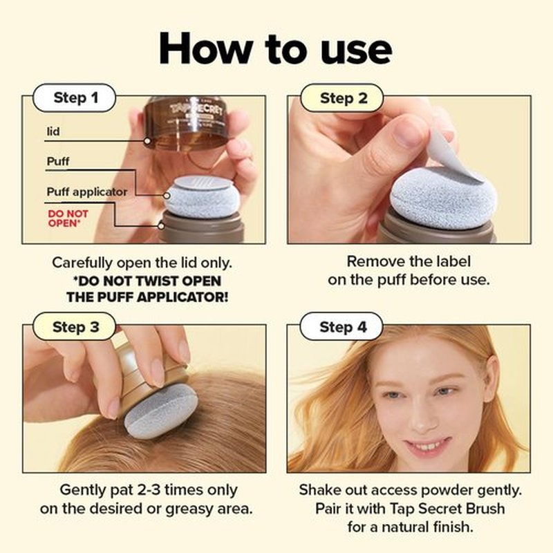 I DEW CARE Biotin Clarifying Dry Shampoo - Strengthening & Volumizing Powder | Blonde & Brunette, Travel Size, 0.26 Oz