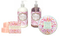 Greenwich Bay Body Care Spa Quartet - Hand Soap, Lotion, Body Butter, and Soap Bar Square - Luxurious Shea Butter Skin Care in Captivating Botanical Scents (Rosewater & Jasmine)