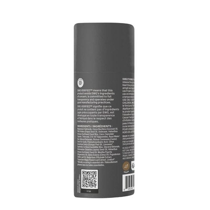ATTITUDE Natural Deodorant - Aluminum-Free Odor Control with Nourishing Oils | Peppermint & Sweet Orange, 3 Oz