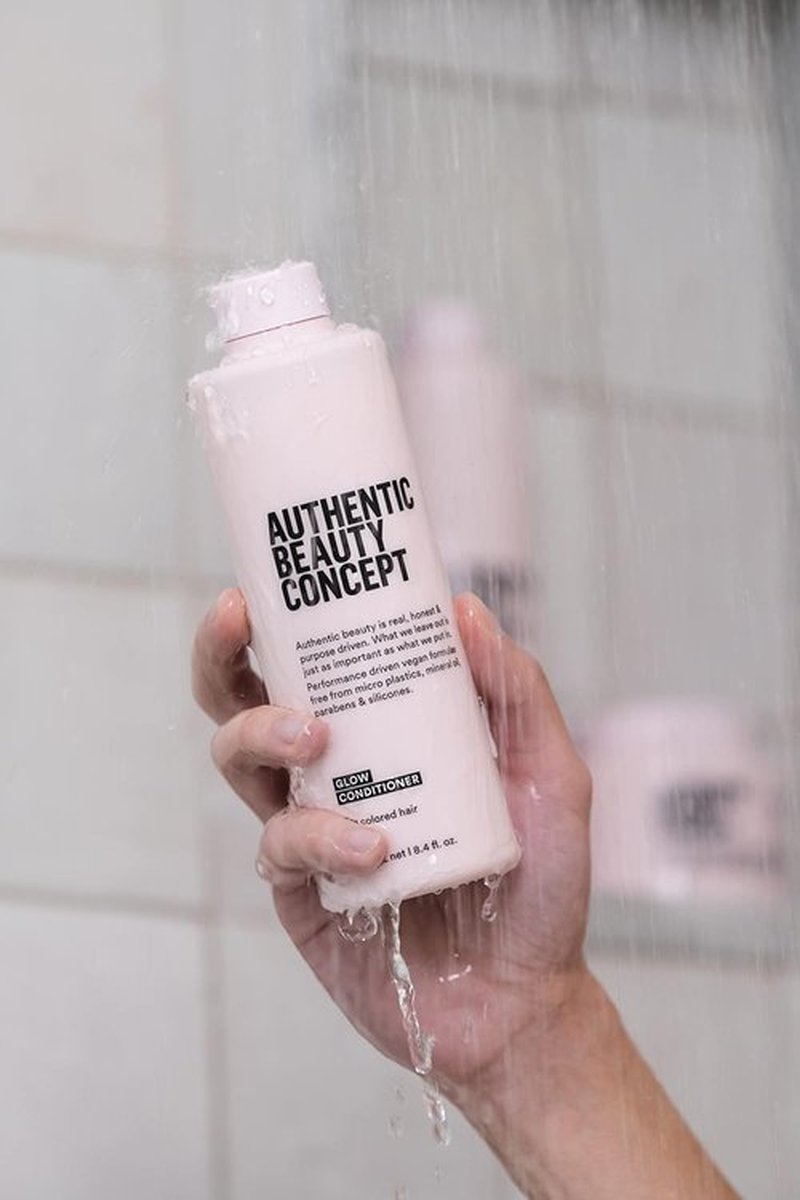 Authentic Beauty Concept Glow Conditioner - Hydrates Color-Treated Hair | Vegan, Cruelty-Free, Silicone-Free