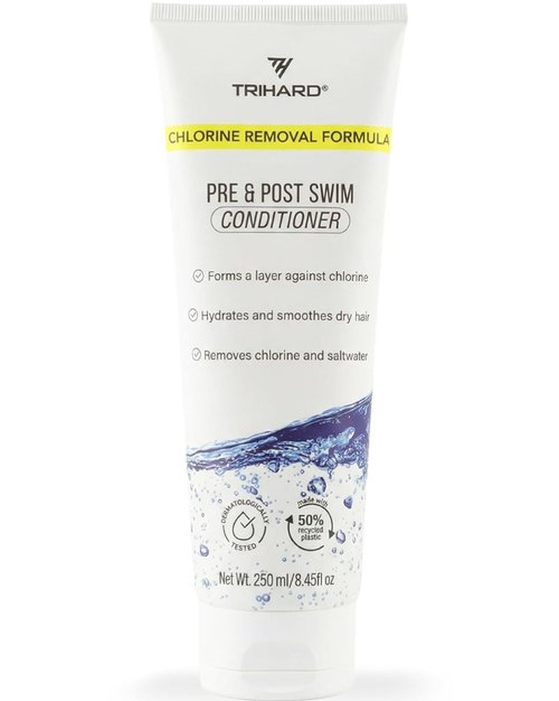 TRIHARD Chlorine Defense Swim Conditioner - Protect & Hydrate Hair from Pool & Ocean | Pre & Post Swim Care