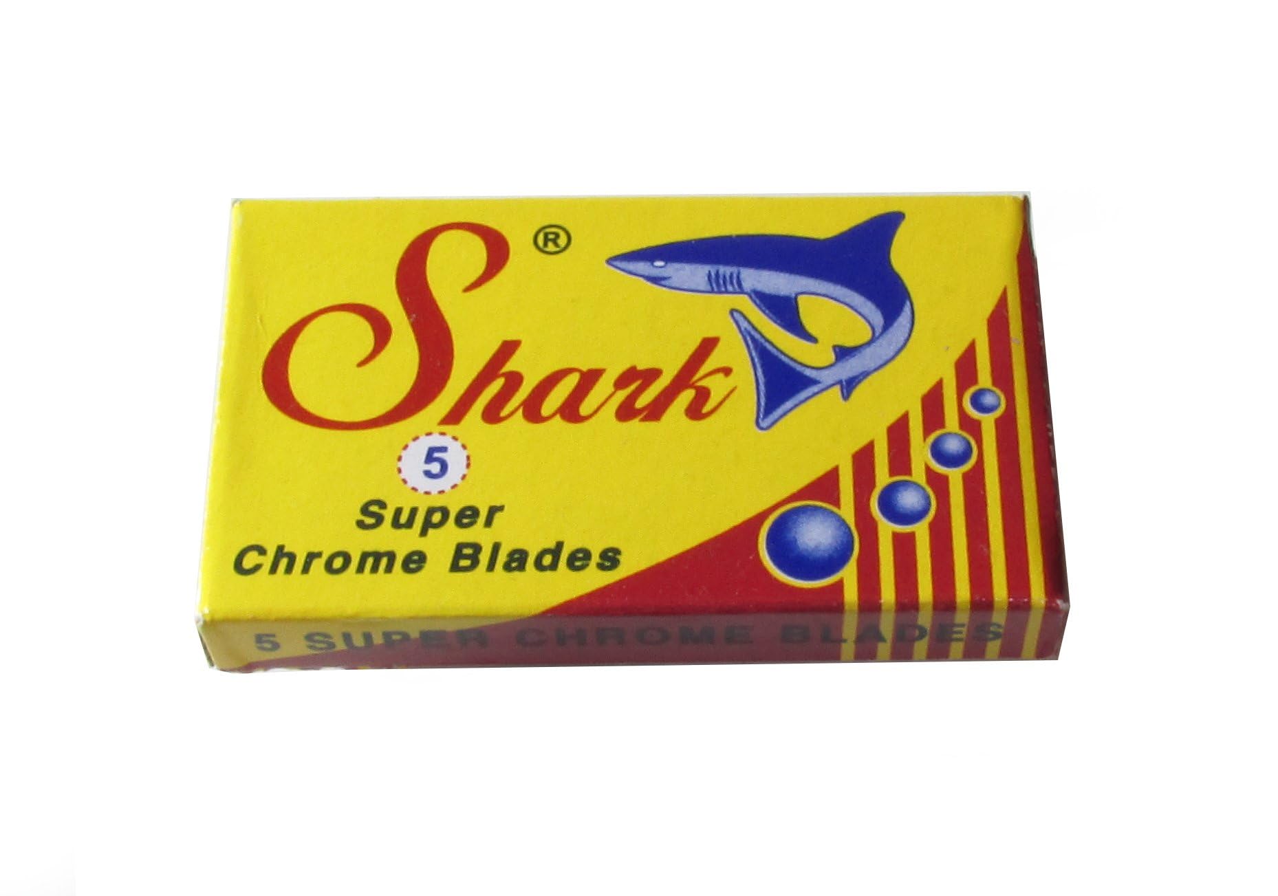 200 Shark Super Chrome Double Edge Safety Razor Blades