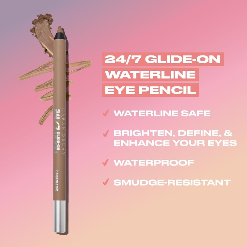 Urban Decay 24/7 Waterproof Eyeliner Pencil - Smudge-Resistant, 24HR Long-Lasting Creamy Shades - 0.04 oz
