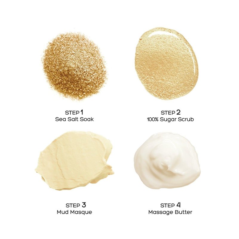 VOESH Coco Colada Duo- Pedi In A Box 4 Step, Vegan Crème Lotion, Nail Stickers,4 Step Pedi, At Home Pedicure Treatment, Pedicure Kit, Vegan Beauty