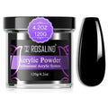 ROSALIND 4.23oz/120g Acrylic Powder Black Acrylic Nail Powder for Nail Acrylic Extension - Professional for Acrylic Nail Caving, Dry Naturally No Nail Lamp Needed