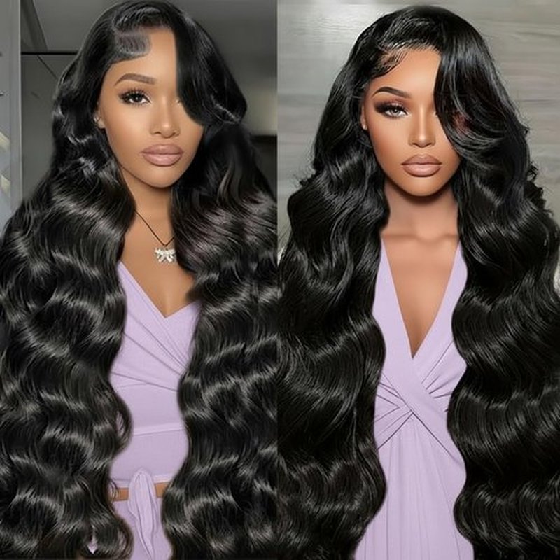 MGWXCAH 30 Inch 13x6 Lace Front Wigs Human Hair 200% Density Body Wave Human Hair Wig Hd Transparent Lace Frontal Glueless Wigs For Women