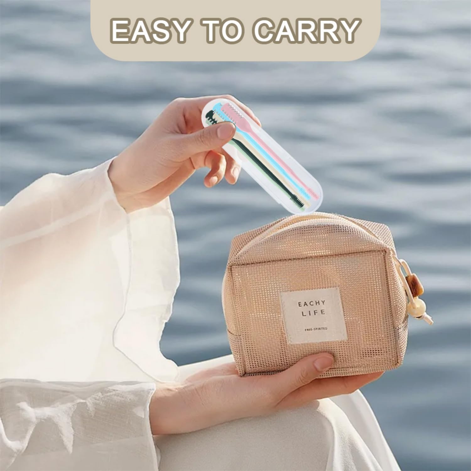JIAOYANG 2-in-1 Nose Hair Trimmer for Women: 2026 Portable Double Sided 360° Rotating Nasal Hair Cutter for Women