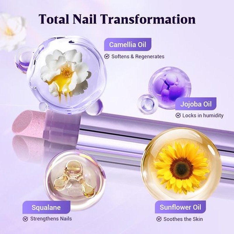 Skiennix 3-in-1 Cuticle Oil Pen - Nourishing Nail Care Tool with Ceramic Tip for Dry & Damaged Nails (1pc)