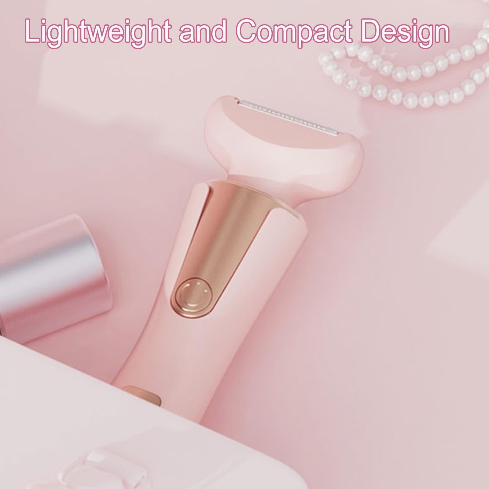 XYOUWEI 2 in 1 Bikini Trimmer for Women, IPX7 Waterproof Wet/Dry Use Women Electric Shaver, Rechargeable Cordless Electric Razors for Pubic Hair Bikini Legs Arm Underarm Face