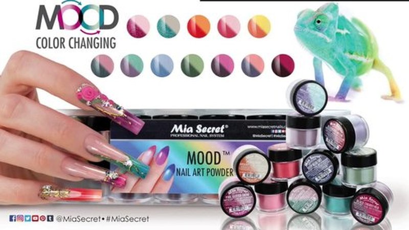 Mia Secret - Mood Collection 12PC Nail Acrylic Art Powder New - Autentic Brand