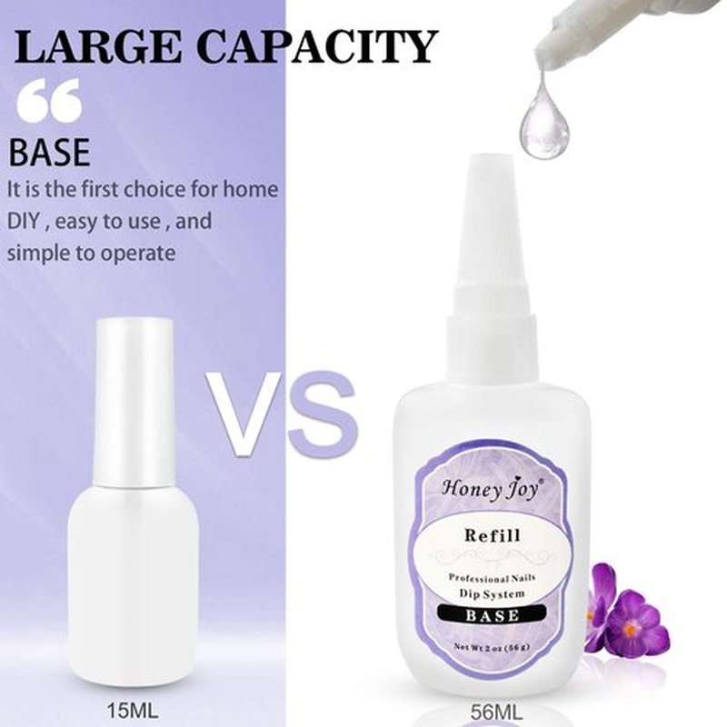 56ml / 1.91oz Refill Gel Base Top Sealer Dry Activator for Dipping Powder Pre-Bond Liquid No Lamp Cure Dip Nails Natural Dry, 56ml-Activator…