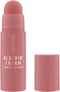 Catrice Blushin' Charm Multi Stick - Creamy Blush & Lip Tint | Buildable Dewy Finish | Vegan (050 Radiant Honey)