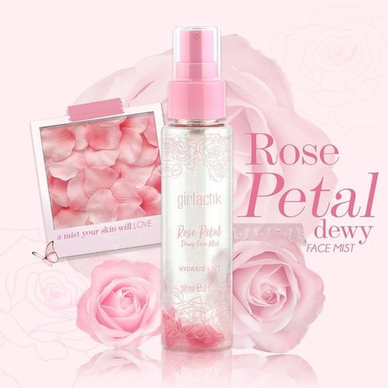 Skiennix Rose Petal Dewy Face Mist - Hydrating & Refreshing Facial Spray for Glowing Skin