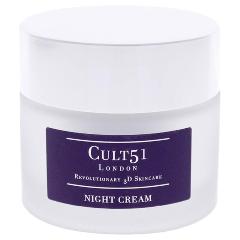 Cult51 Night Cream - Intensely Hydrating Moisturizer - Reduces Signs of Aging & Wrinkles - 1.6 Oz