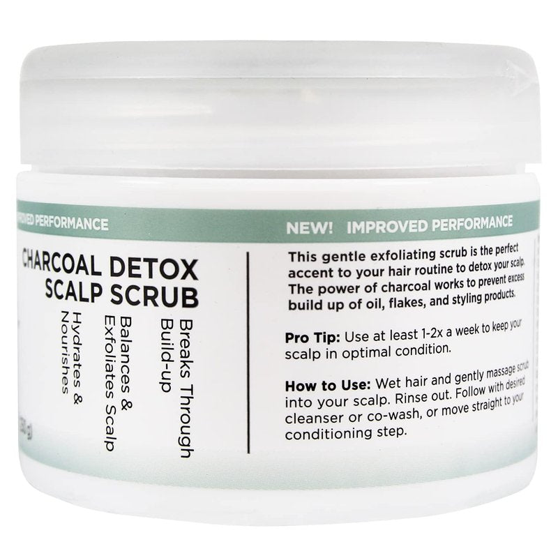 Unwash Charcoal Detox Scalp Scrub - Detoxify & Exfoliate Dry, Itchy Scalps | Paraben-Free, 8.82 oz