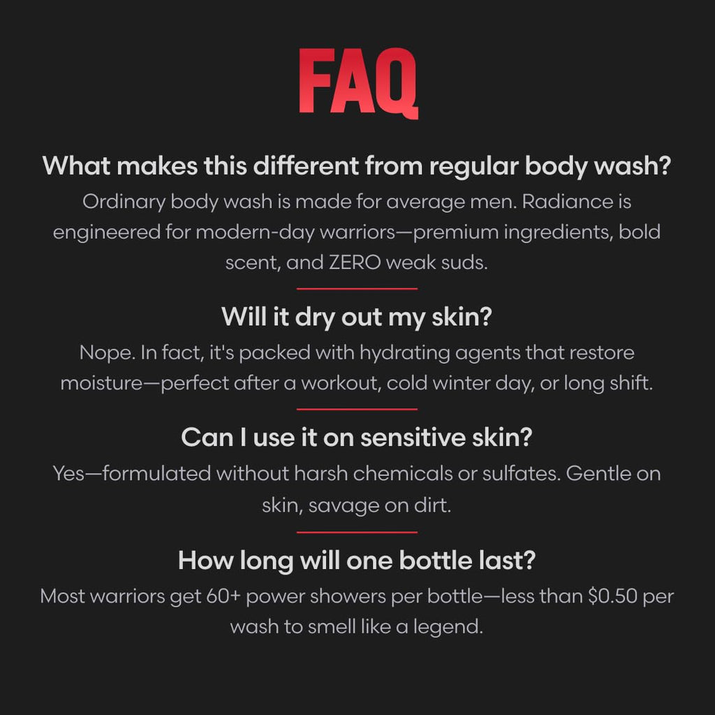 The Beard Struggle Eddie Hall Beast Line Body Wash - Ragnarok Rising Fragrance - Daily Cleansing Body Wash for Men - Cruelty-Free & Vegan-Friendly - 8 fl oz