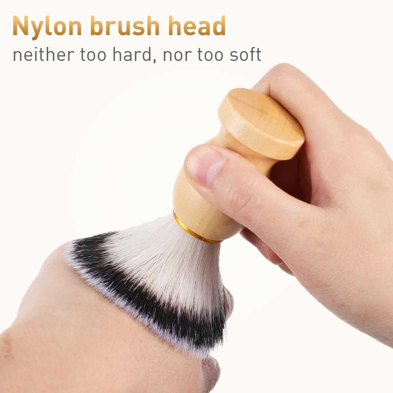 ABOOFAN 2 Pack Men S Shaving Brushes with Soft Synthetic Bristles and Bamboo Handles Wet Shave Tool for Beard Cleaning and Lathering Ideal for Salon Use and Gift Giving