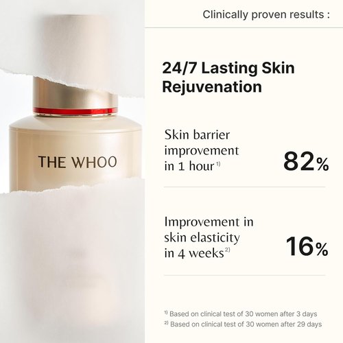 The Whoo Bichup Ultimate Recovery Youth Serum - Intensive Anti-Aging Luxury Skincare with NAD+ & Ceramide for Wrinkles | Day & Night Firming Treatment