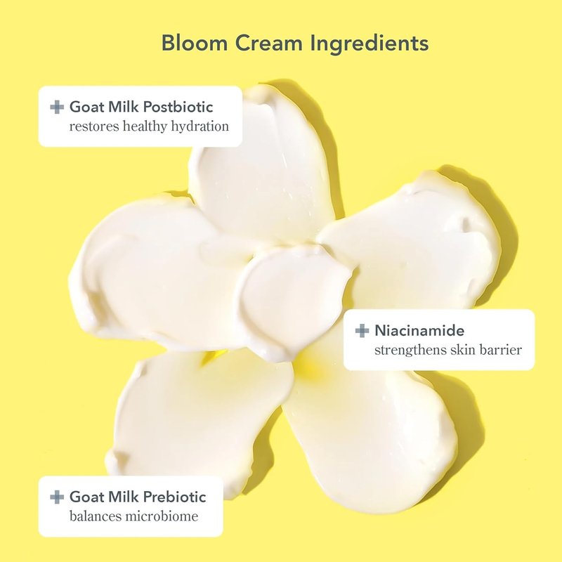 Beekman 1802 Hydrating Duo: Bloom Cream Daily Face Moisturizer & Oh! Mega Milky Oil | 1.69 oz + 1 fl oz